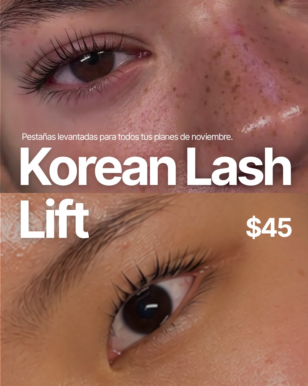 Korean Lash Lift: $45